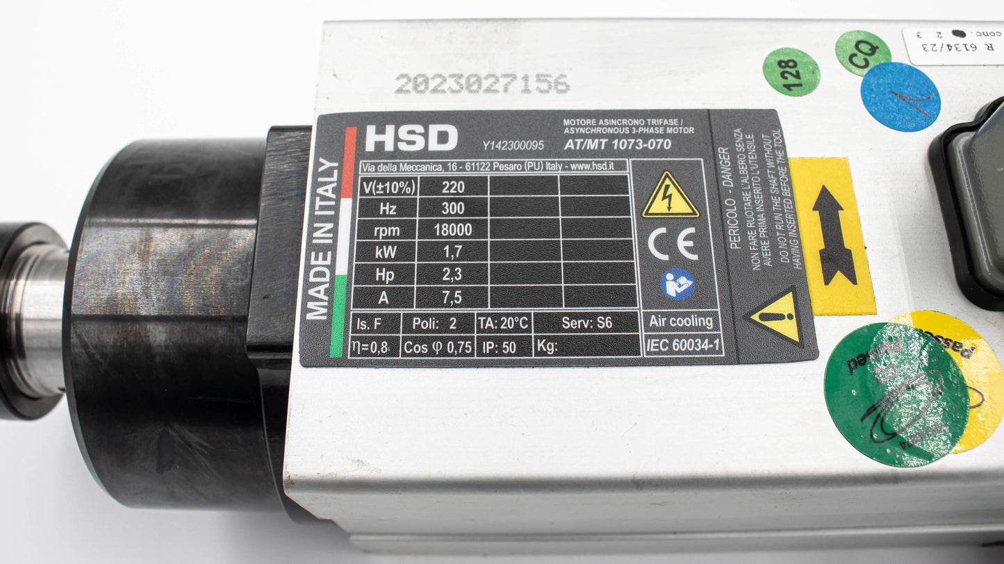 2.2HP Spindle Manual Change