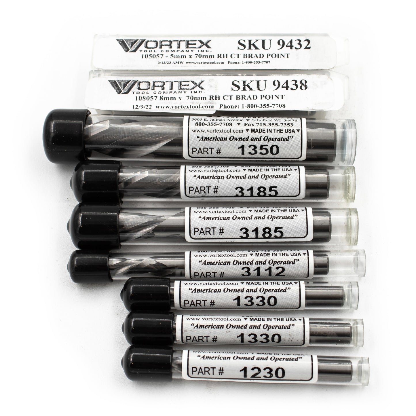Standard Bit Kit For Wood - Vortex Tool