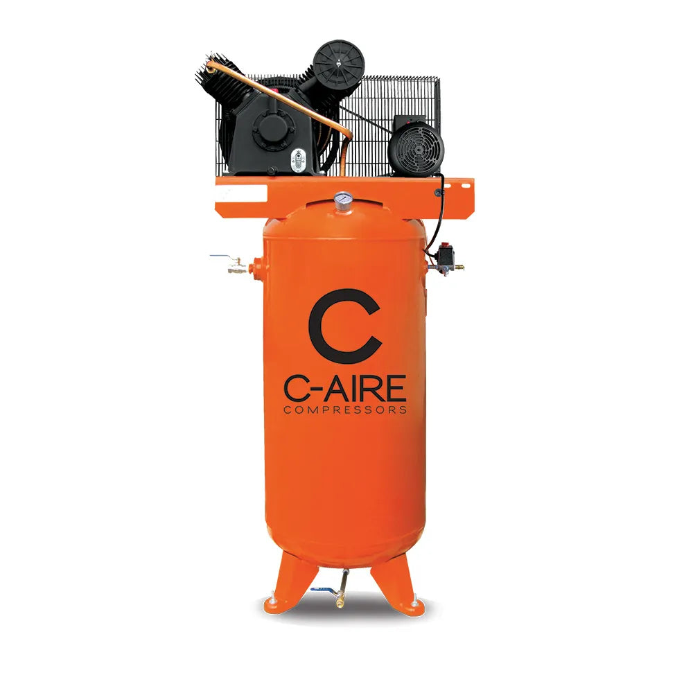 5HP 60-Gallon Simplex Piston Air Compressor Only