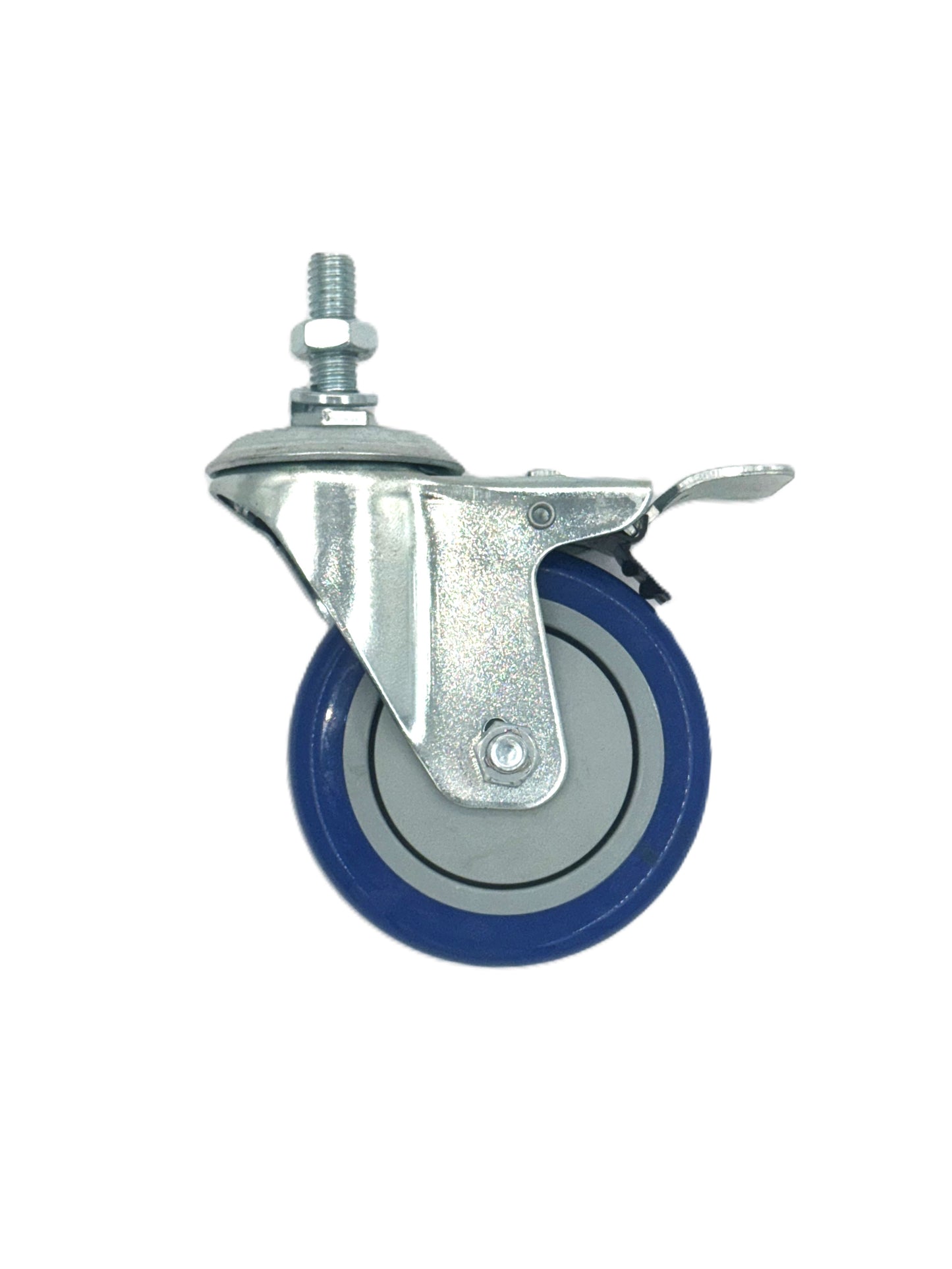 4" Swivel Dual Locking Blue Caster for SS23 Workbenches