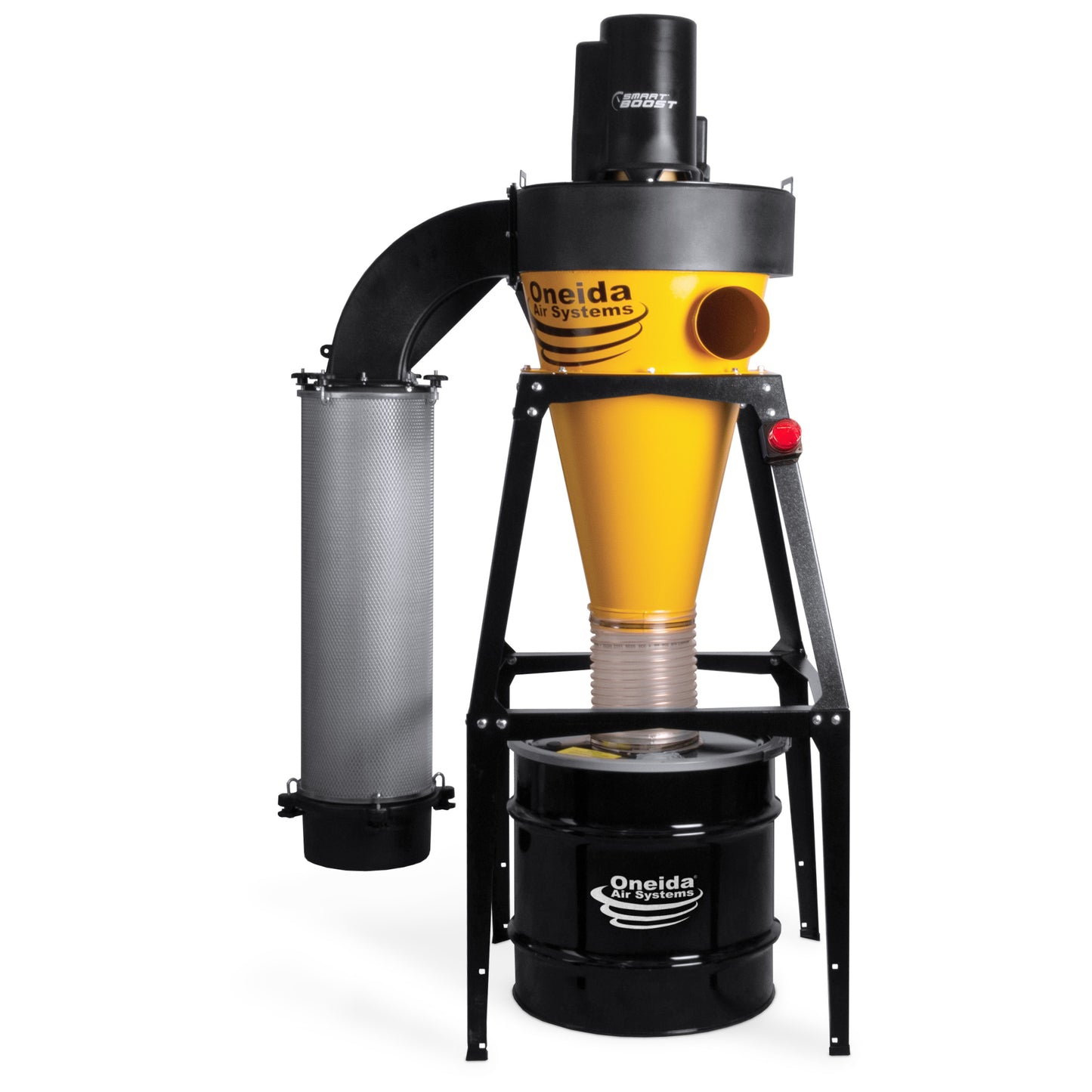 Oneida 3HP V-System 3000 SMART Boost 55-Gallon Freestanding HEPA-GFM Cyclone Dust Collector