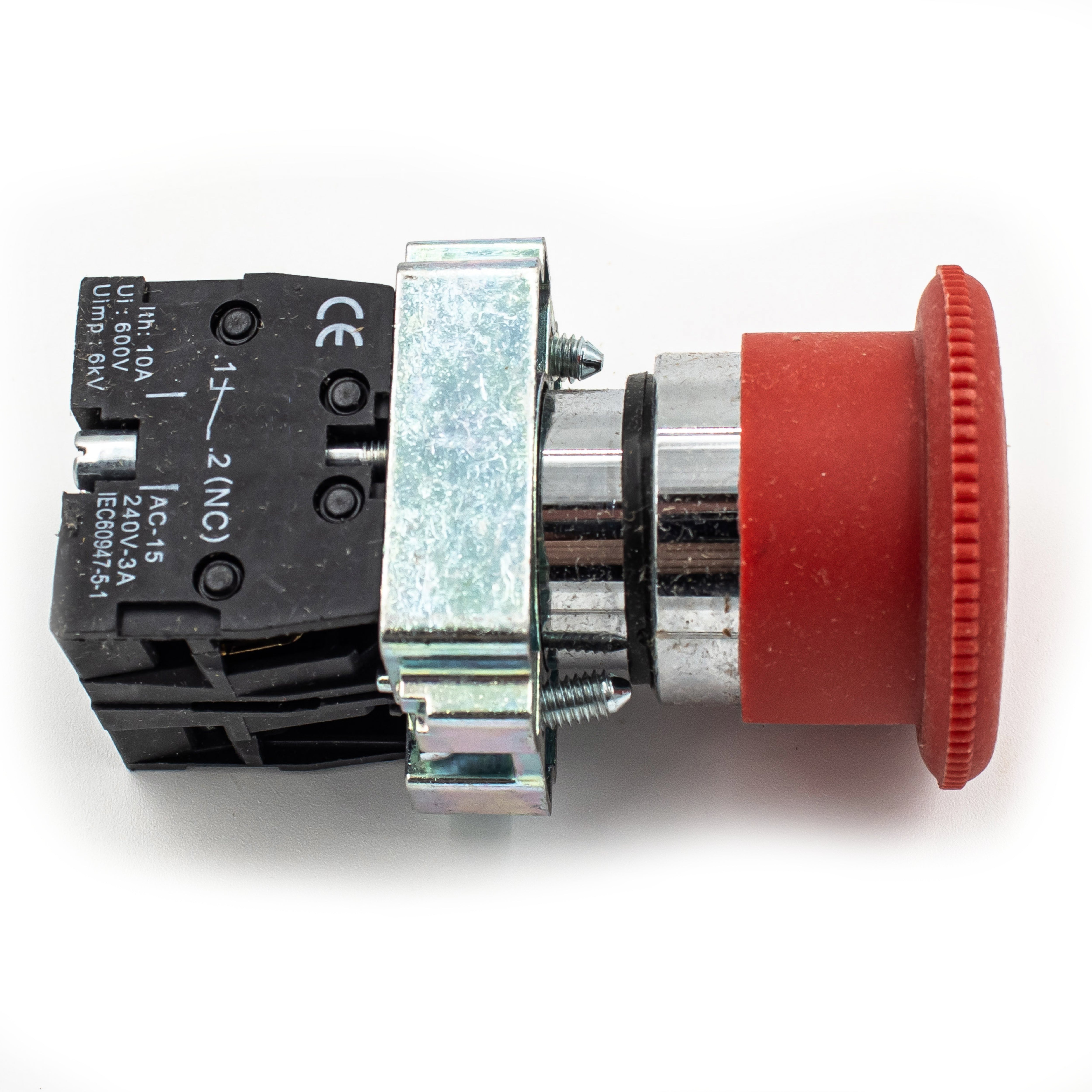 E-Stop 22MM Red Mushroom w/2x Contact Blocks – ShopSabre | Store