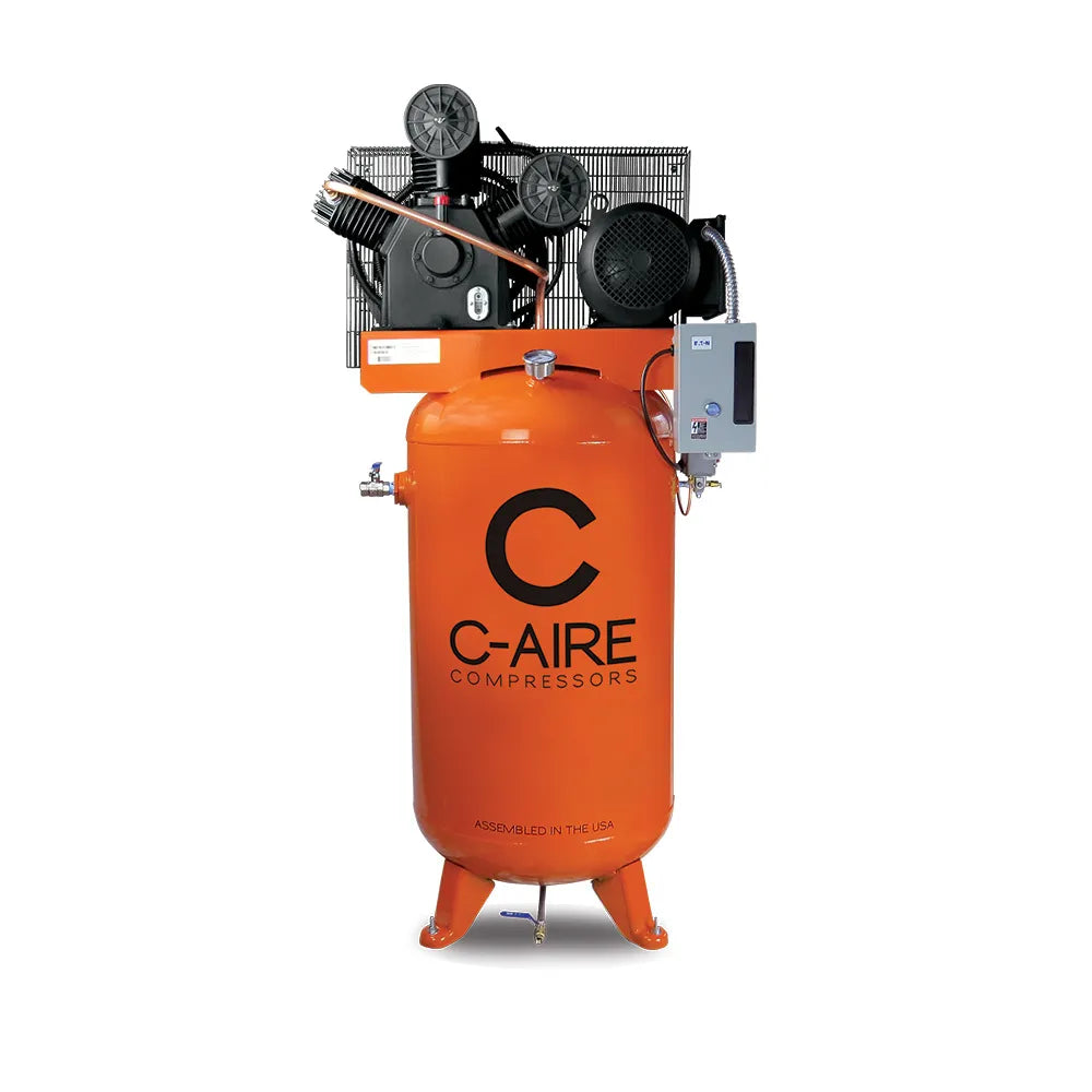 7.5HP 80-Gallon Compressor, Fully Packaged with 40CFM Air Dryer