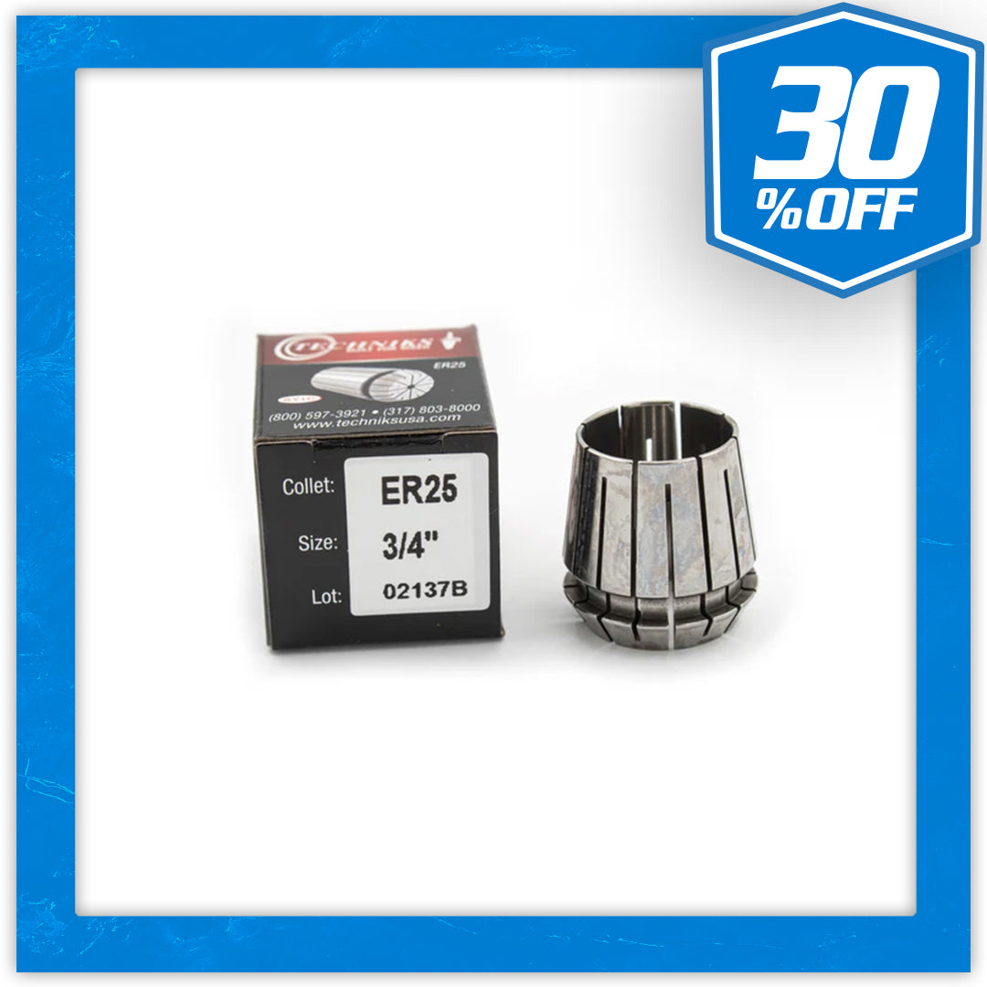 Manual Change Spindle ER25 Collets
