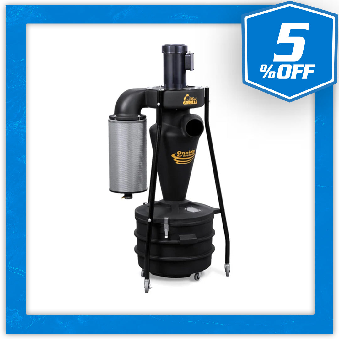 Oneida 1.5HP Molded Mini Gorilla (110V) Dust Collector