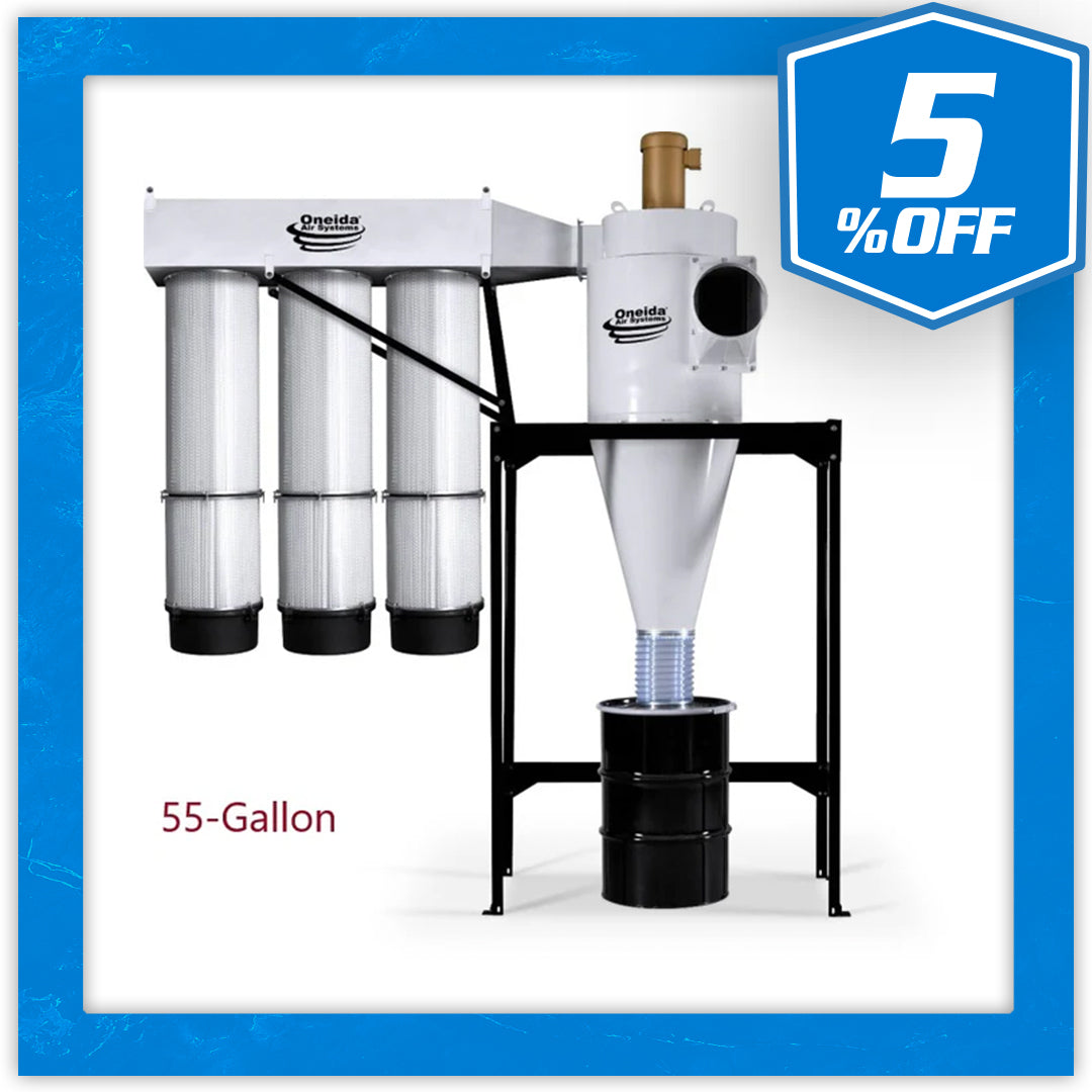 Oneida 10HP Direct Drive Cyclone Dust Collectors