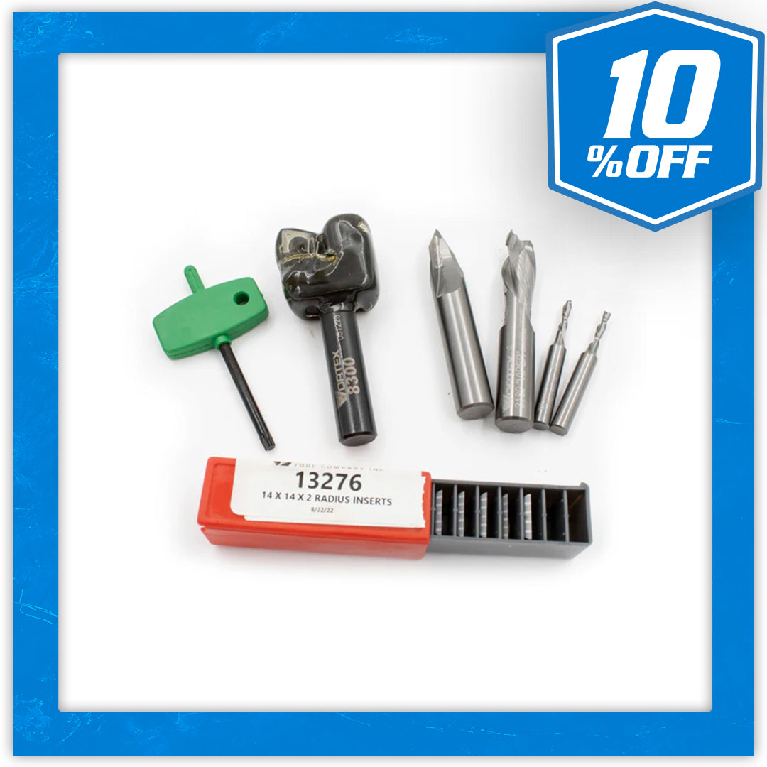 Shaker Door Insert Bit by Vortex Tool (Kit 8310-KIT)